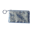 PU Bead Coin Purse w/ Key Chain